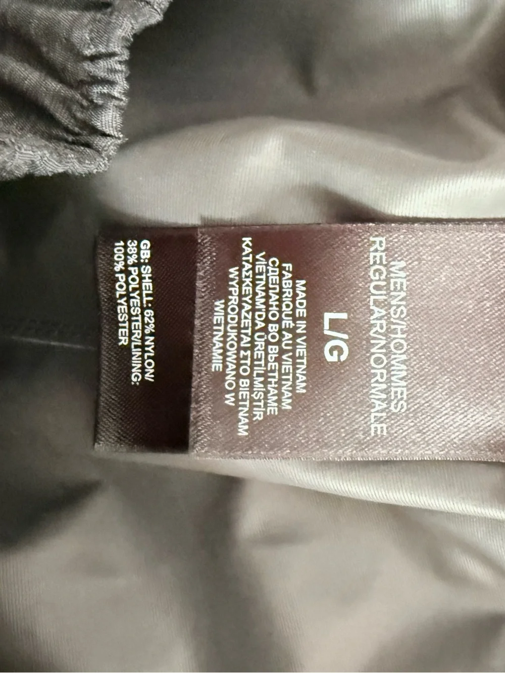 The North Face Antora DRYVENT Rain Pants Waterproof Windproof Gray Men’s L